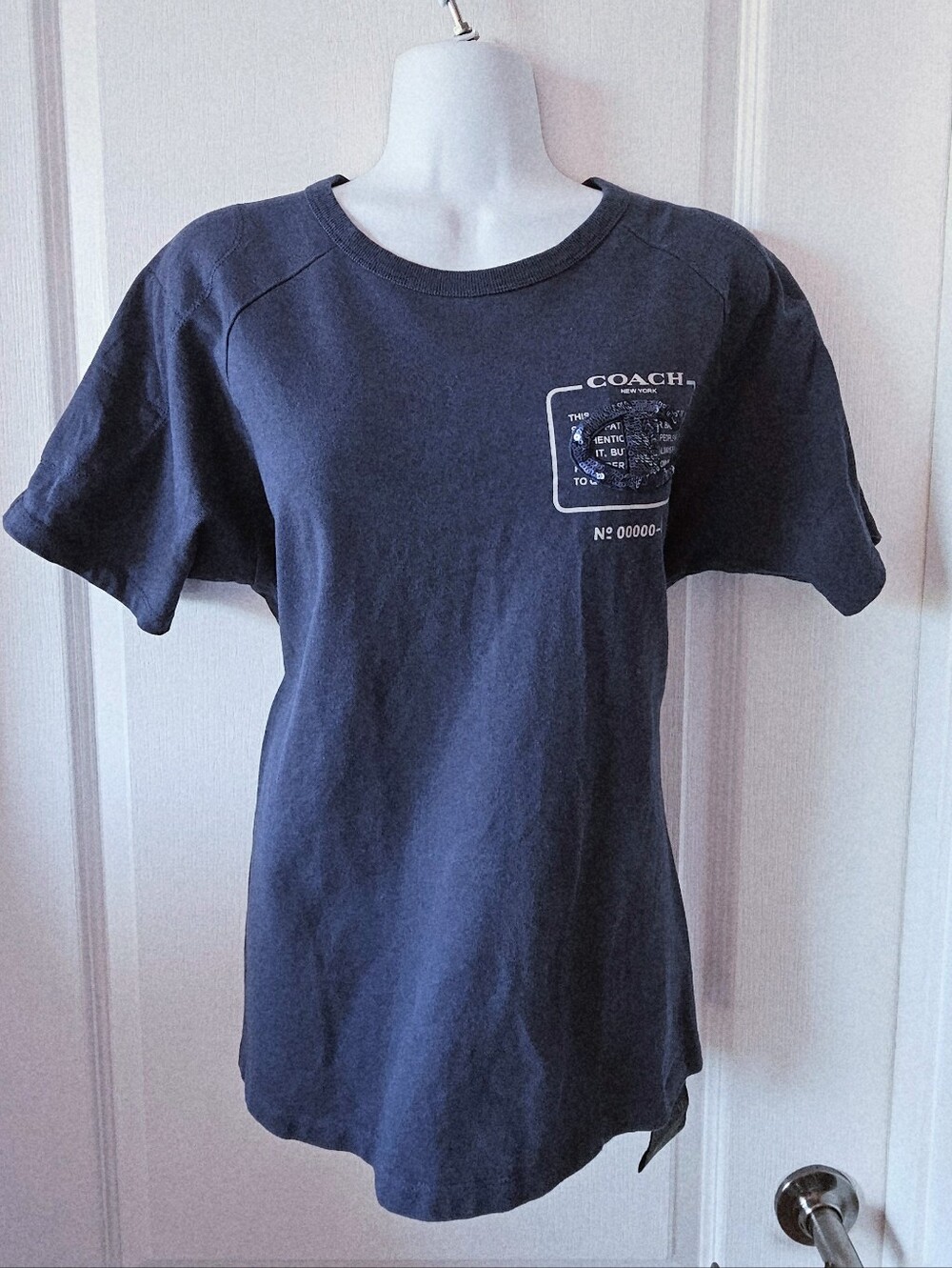 Coach x Champion  Navy Crewneck Graphic Tee